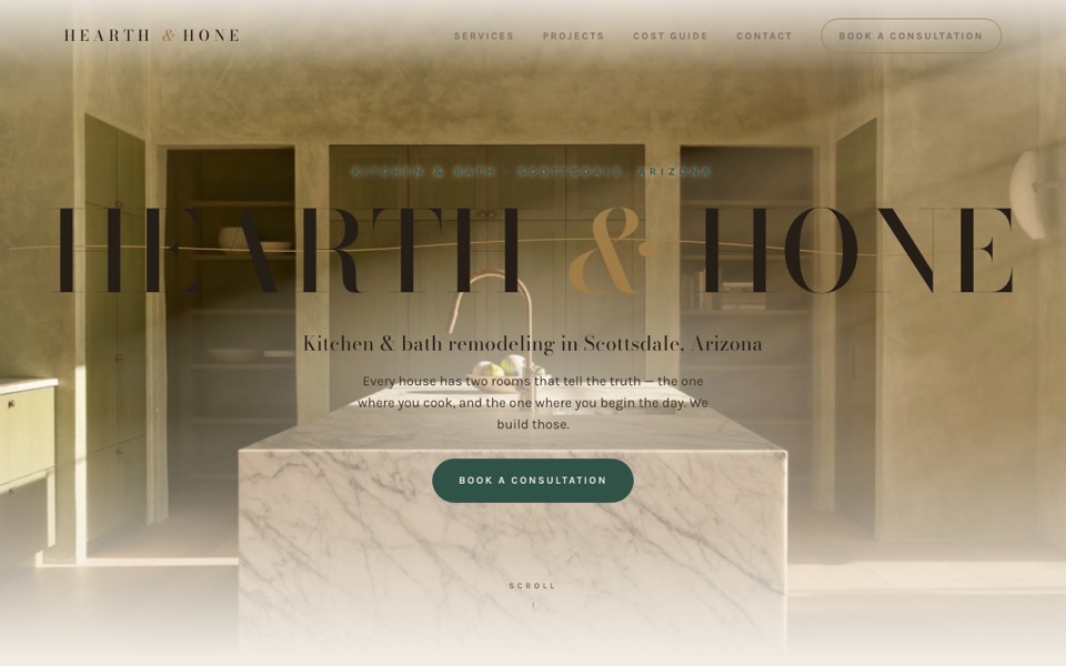 Hearth and Hone website